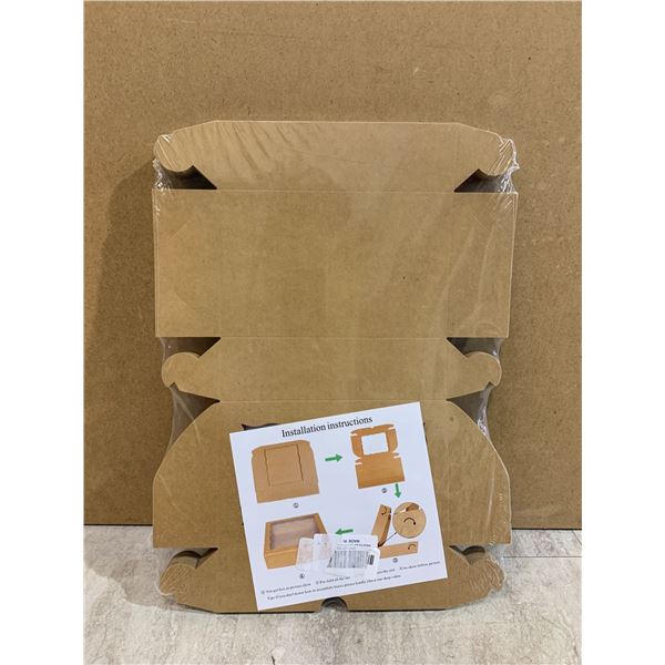 50 pcs 7 x 4.3 x 2 inch Baker Boxes w/ Window