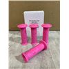 Image 1 : 4 Pcs - Pink Handlebar Grips for Bicycles