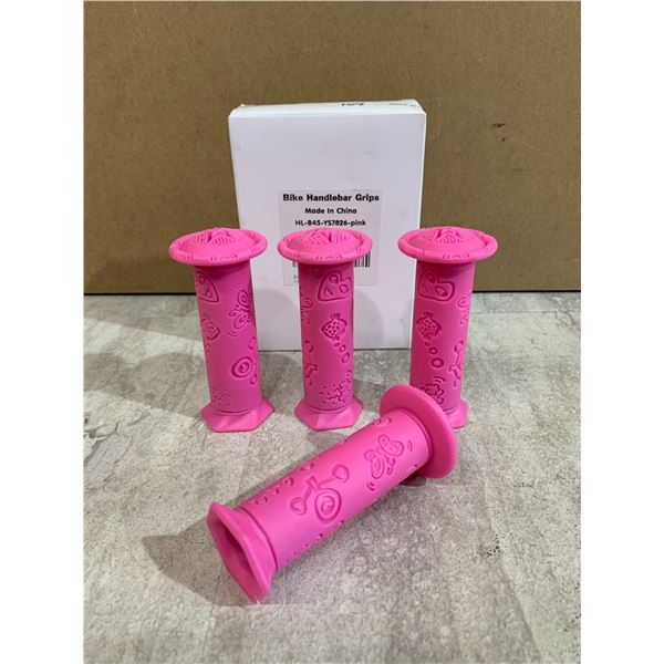 4 Pcs - Pink Handlebar Grips for Bicycles