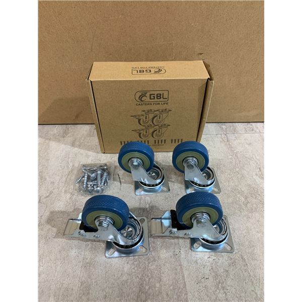 GBL 2in Caster Wheels w/ Hardware - Locking