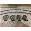 Image 4 : Set of 2 Rounded Corner Glass Shelves w/ Hardware
