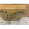Image 5 : Set of 2 Rounded Corner Glass Shelves w/ Hardware