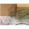 Image 6 : Set of 2 Rounded Corner Glass Shelves w/ Hardware
