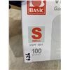 Image 2 : Basic - Small - 100 Pack Vinyl Synthetic Exam Gloves