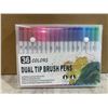 Image 2 : Ztone Dual Brush Marker Set - 36 Colors - Adult Coloring Water Based Pens