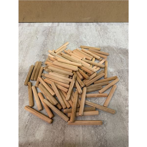 Bag of 3.5 inch Wooden Dowel Pins