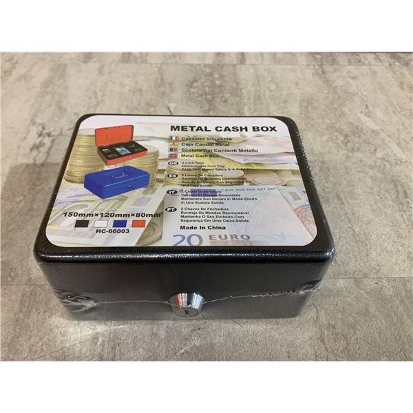 150mm x 120mm x 80mm Metal Cash Box
