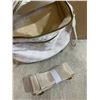 Image 5 : Checkred Crossbody Bag / Beige & White