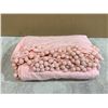 Image 1 : Pink Throw Blanket