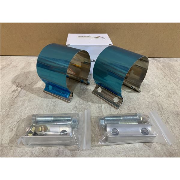 3 Inch Butt Joint Exhaust Clamp - 304 Stainless Steel