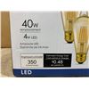 Image 2 : ANWIO 40W LED 6 Pack of Edison Bulbs