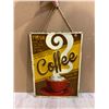 Image 1 : 11 x 16 Metal Sign Fresh Coffee