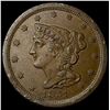 Image 1 : 1851 Braided Hair Half Cent CLOSELY  UNCIRCULATED