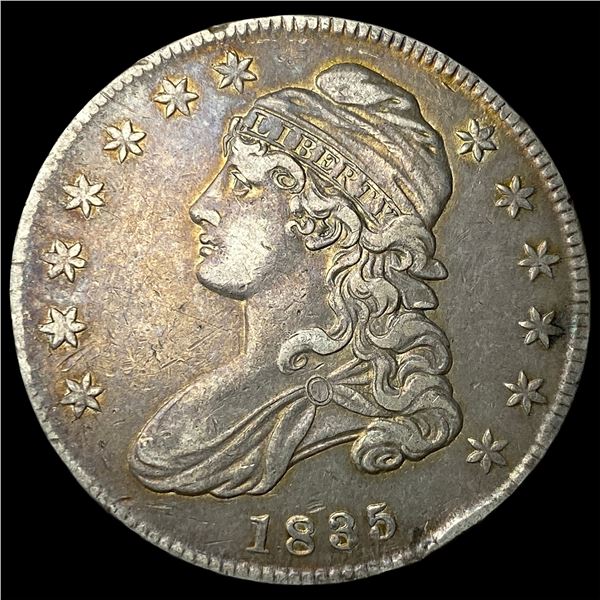 1835 Silver Capped Bust Half Dollar NEARLY  UNCIRCULATED