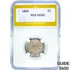 Image 1 : 1869 Shield Nickel PGA MS60