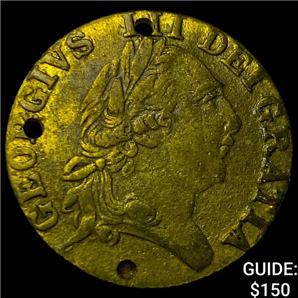 1790 Jeton Brass Half Penny