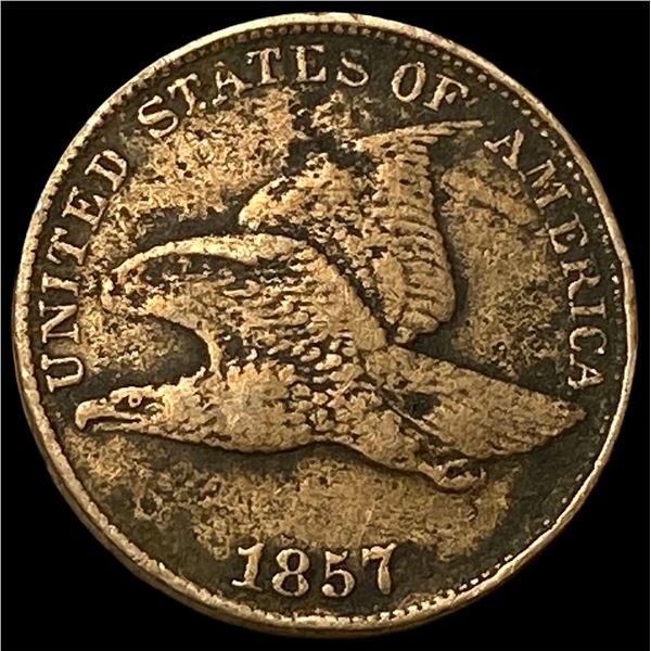 1857 Flying Eagle Cent LIGHTLY CIRCULATED
