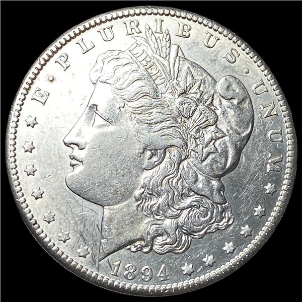 1894-S Silver Morgan Dollar CHOICE AU