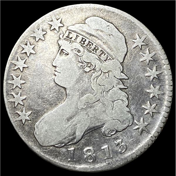 1813 Capped Bust Half Dollar LIGHTLY  CIRCULATED