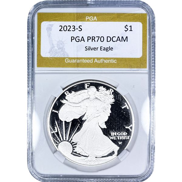 2023-S Silver Eagle PGA PR70 DCAM