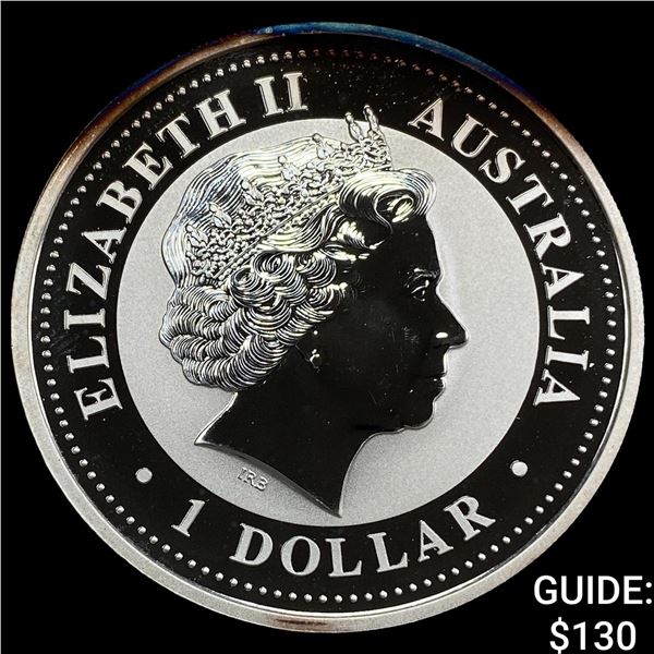 2002 Austrailia 1oz Silver Dollar
