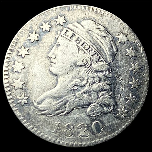 1820 Capped Bust Dime NEARLY UNCIRCULATED
