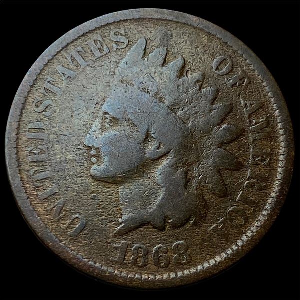 1868 Indian Head Cent NICELY CIRCULATED