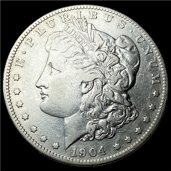 1904-S Silver Morgan Dollar NEARLY  UNCIRCULATED
