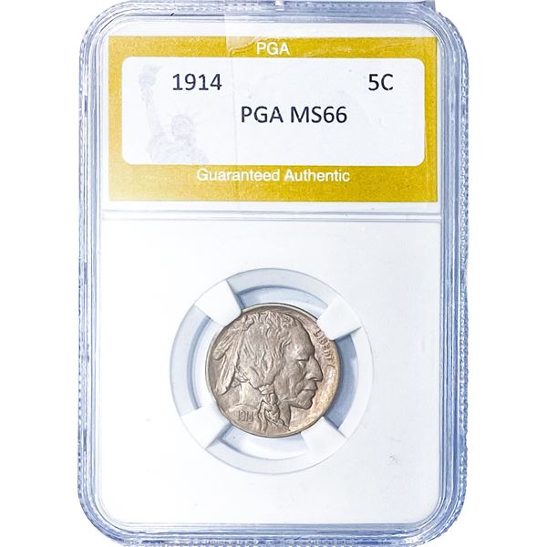 1914 Buffalo Nickel PGA MS66