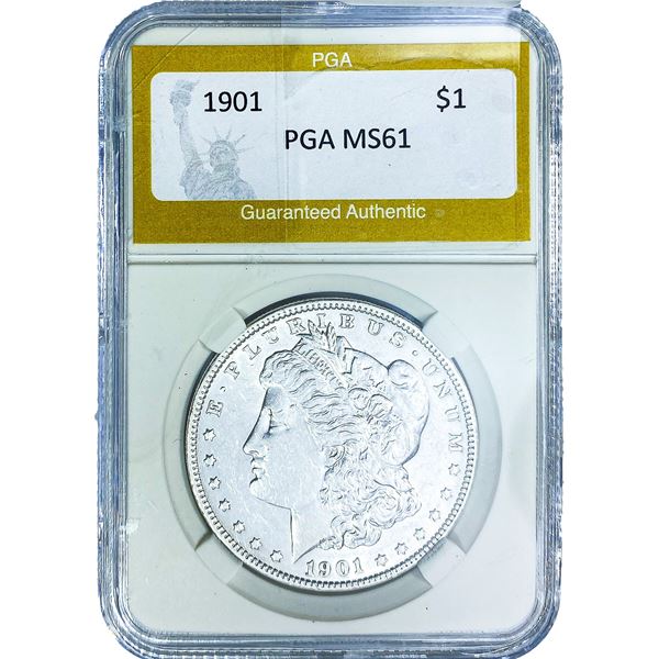 1901 Morgan Silver Dollar PGA MS61