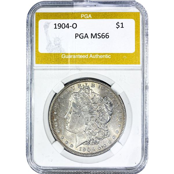 1904-O Morgan Silver Dollar PGA MS66