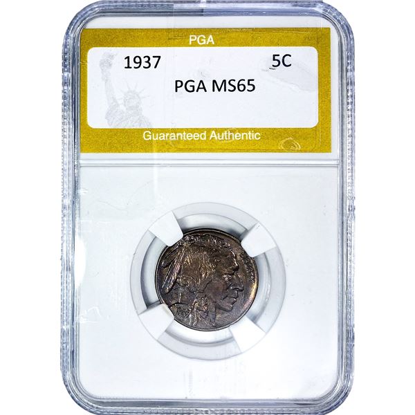 1937 Buffalo Nickel PGA MS65