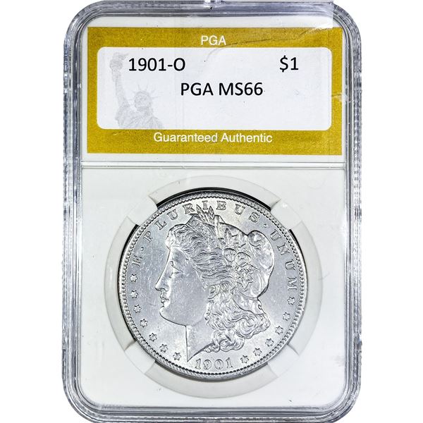 1901-O Morgan Silver Dollar PGA MS66