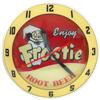 Image 1 : Frostie Root Beer light-up double bubble contemporary clock, a great looking newer clock in Exc work
