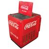 Image 1 : Coca-Cola Westinghouse cooler, all orig w/refrigeration in bottom, Good untested cond, 36"H x 31"W x