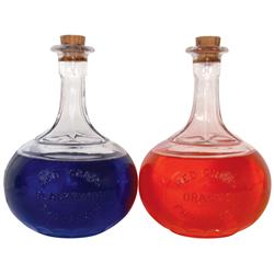 Apothecary bottles for Red Cross Blackberry Phosphate & Red Cross Orange Phosphate, heavy embossed g