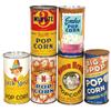 Image 1 : Popcorn tins (6), Home Brand (full) & Jack Sprat (full) w/paper labels; Embro (full), TNT (full), Bi