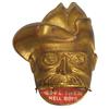 Image 1 : Political pin, Teddy Roosevelt brass face pin w/articulated jaw, when open reads "Give Them Hell Boy