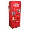 Image 1 : Coca-Cola machine, Cavalier Model C-51, 5 cent, VG orig cond w/key, 64"H x 24"W x 24"D.