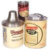 Image 1 : Thompson's Malted Milk items (3), Thompson's Malted Milk Powder litho on tin container w/screw-on li