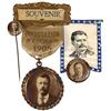 Image 1 : Political items (4), Theodore Roosevelt Inauguration 1905 Souvenir badge w/1 7/16" cello button w/or