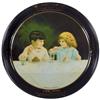 Image 1 : Imperial Ice Cream tray, litho on tin, "Peace and Plenty", c.1915 by American Art Works-Coshocton, O