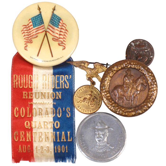 Political items (5), Theodore Roosevelt Rough Riders' Reunion-Colorado ...