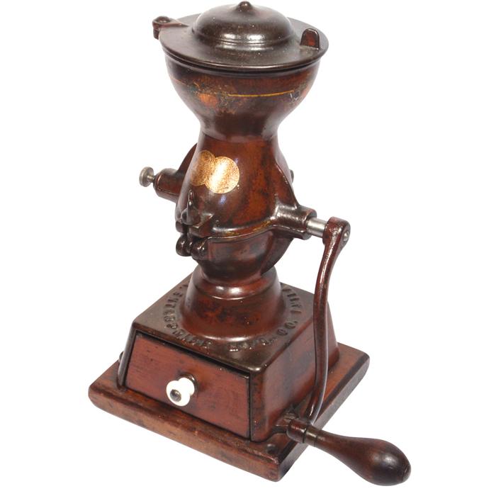 Coffee grinder, mfgd by Enterprise Mfg Co.Philadelphia, cast iron w