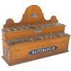 Image 1 : Sewing needle cabinet, Lange Blitznadeln, oak case w/spring loaded windows for needles, orig paper d