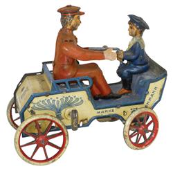 Toy, Naughty Boy, mfgd by Lehmann-Made in Germany, litho on tin windup, works, some paint loss on fr