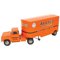 Toy, Allied Van Lines Truck, mfgd by Tonka Toys-Mound, MN, pressed steel w/orig paint & decals, VG c
