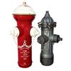 Image 1 : Fire hydrants (2), both cast iron, one mfgd by Iowa Valve Co.-Oskaloosa, IA, dated 1906-1911, #5 1/2