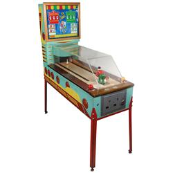 Arcade machine, Williams Ten Strike bowling game, 25 Cent, Plexiglas cover is replaced, pins need to