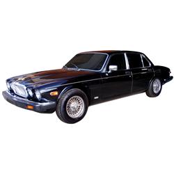 Automobile, 1986 Jaguar XJ6 4-dr w/86,000 actual miles, new Midnight Black paint, , runs, VG cond (g